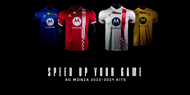Lotto lança novas camisas do AC Monza 2023-2024