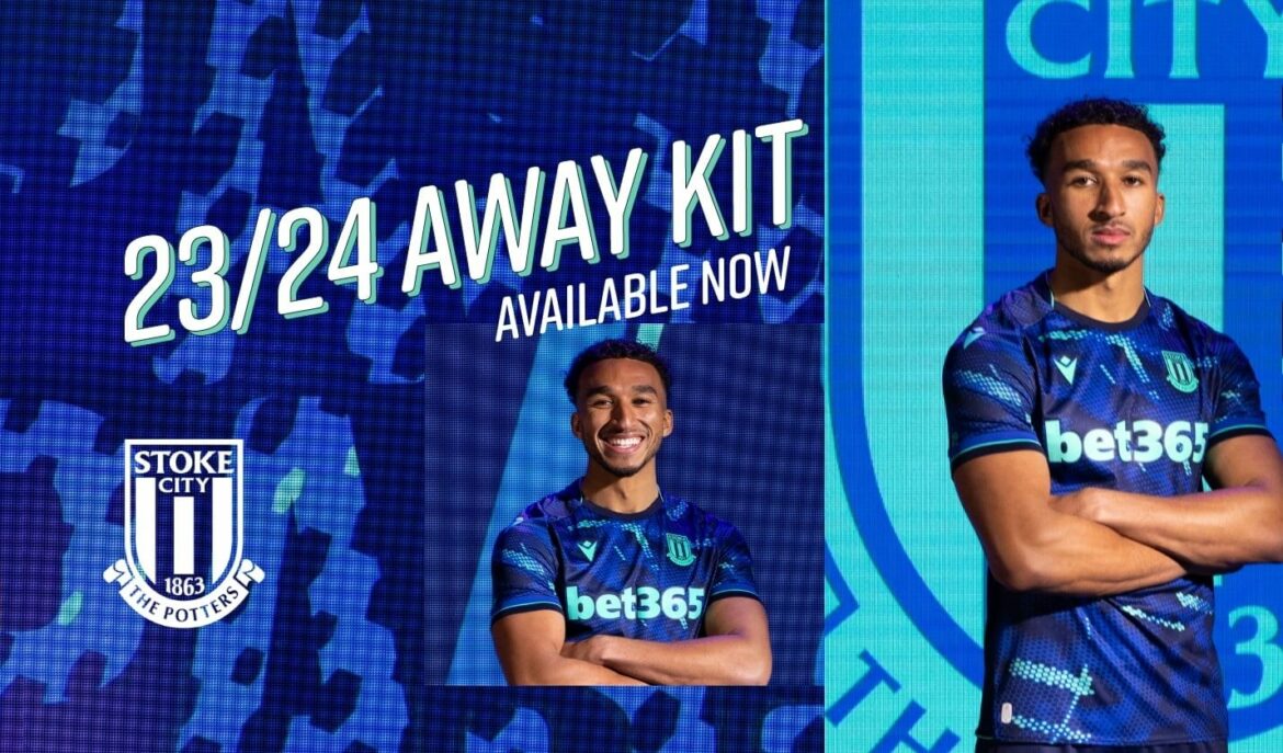 Macron lança nova camisa reserva do Stoke City 2023-2024