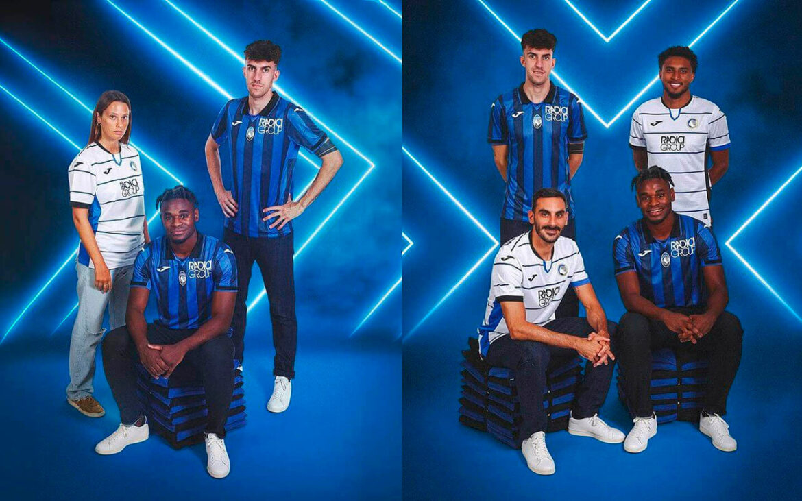 Novas camisas da Atalanta 2023-2024 são lançadas pela JOMA