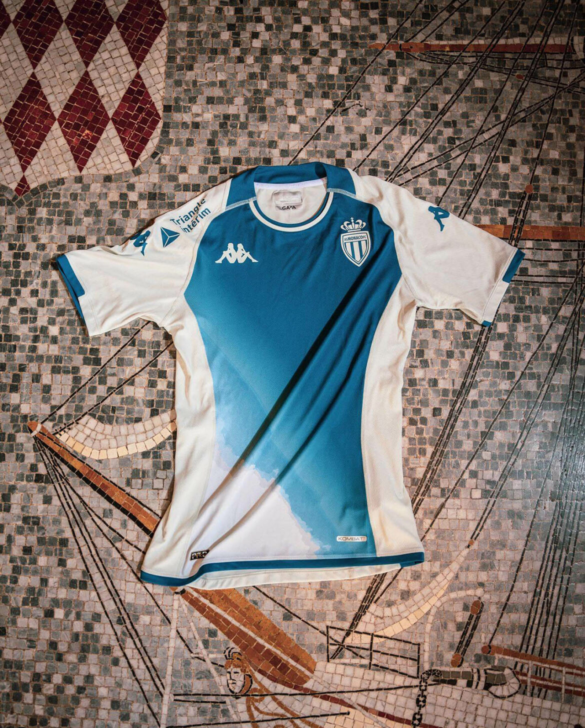 Camiseta Oficial AS Monaco Temporada 2022/23 Para Hombre | Ajuste Regular, Tela Suave Y Cierre De Dos Botones