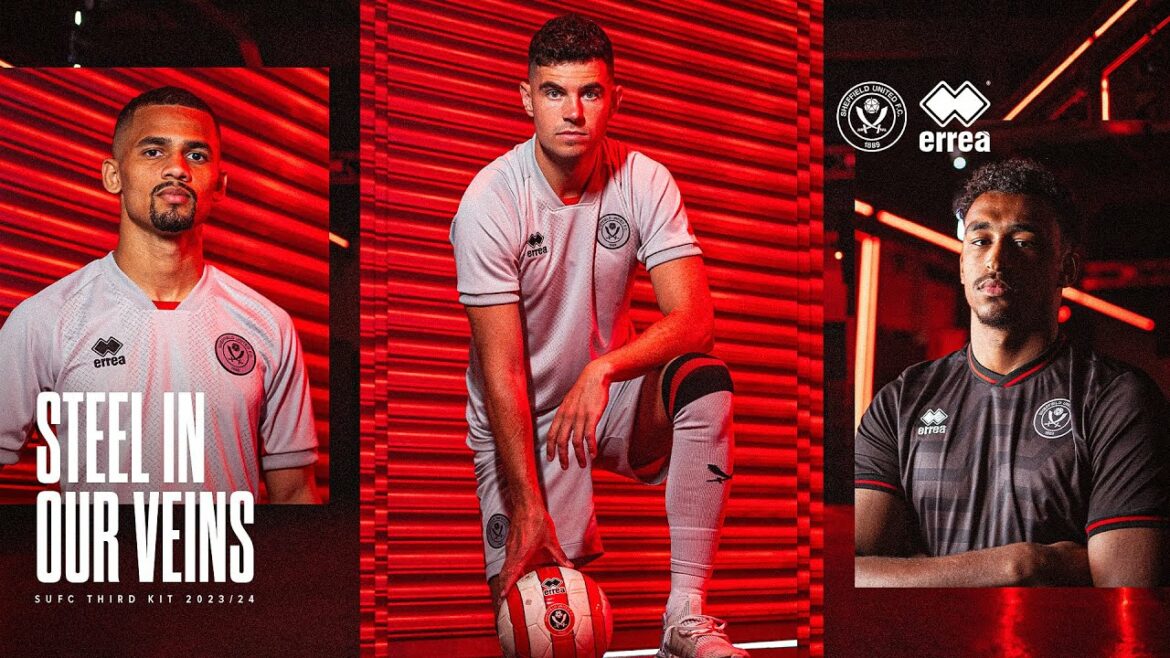 Terceira camisa do Sheffield United 2023-2024 Errea a