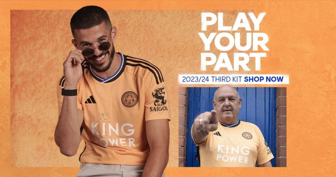 Adidas lança nova camisa três do Leicester City 2023-2024