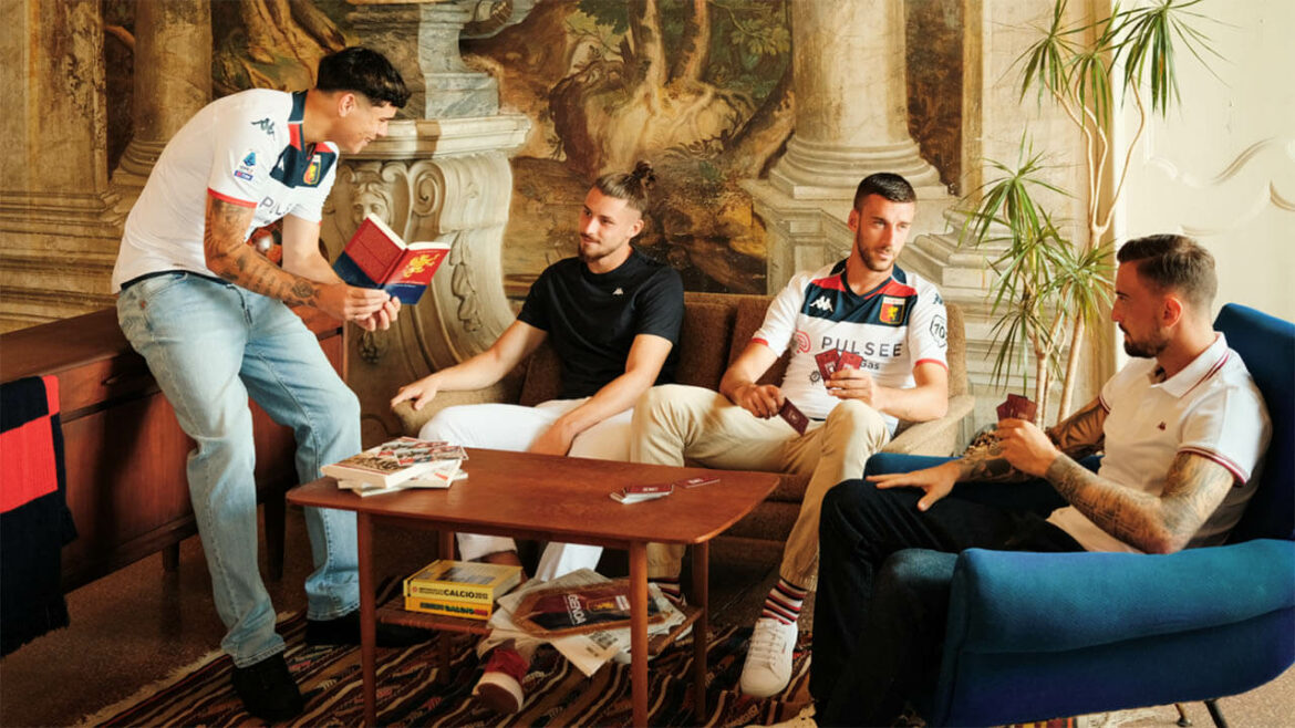 Camisa reserva do Genoa CFC 2023-2024 Kappa a Camisa reserva do Genoa CFC 2023-2024 Kappa a