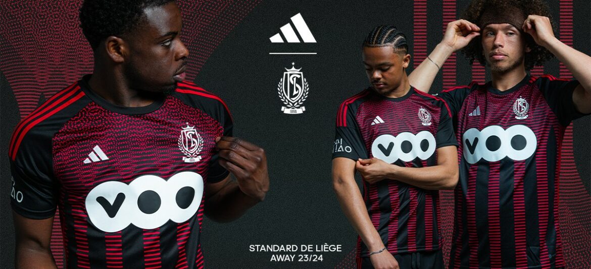 Camisa reserva do Standard Liège 2023-2024 é apresentada pela Adidas