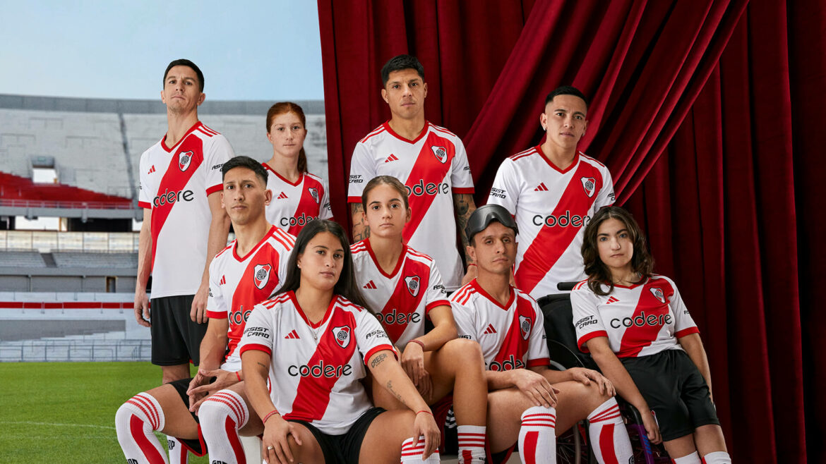 Camisa titular do River Plate 2023-2024 Adidas