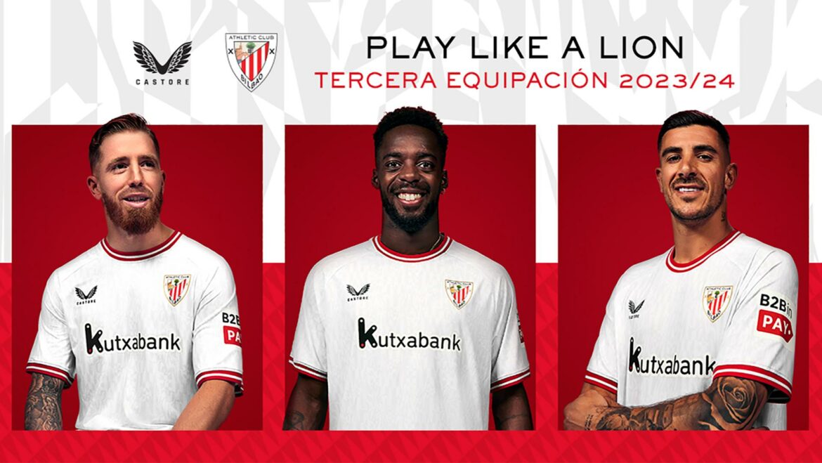 Camisa três do Athletic Bilbao 2023-2024 é revelada pela Castore