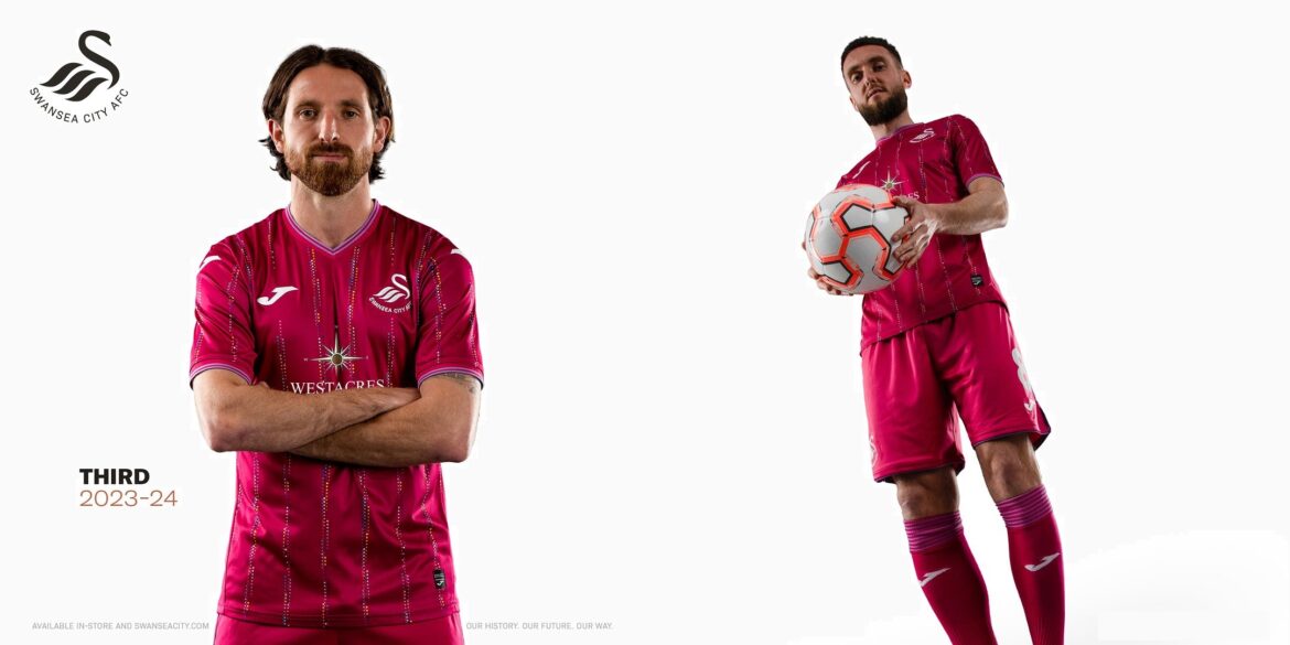 Camisa três do Swansea City 2023-2024 é revelada pela JOMA