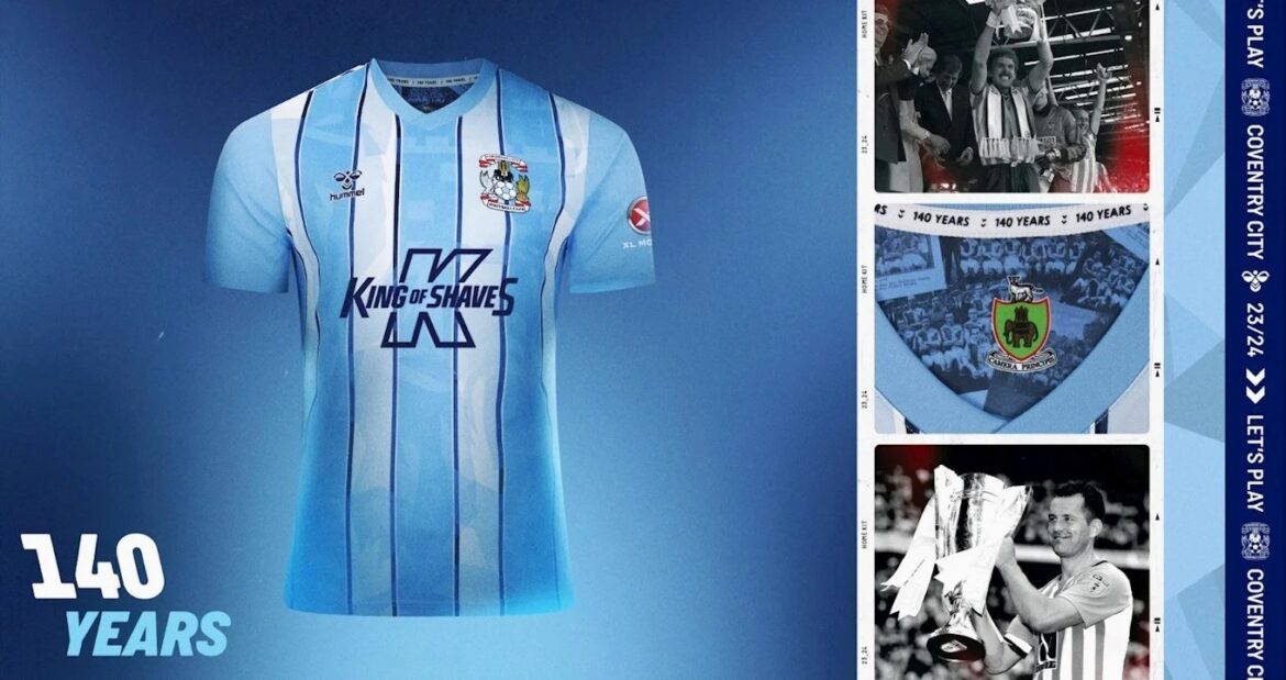 Camisas do Coventry City 2022-2023 são reveladas pela Hummel
