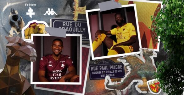 Camisas do FC Metz 2023-2024 são lançadas pela Kappa