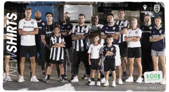 Camisas do PAOK FC 2023-2024 Macron a