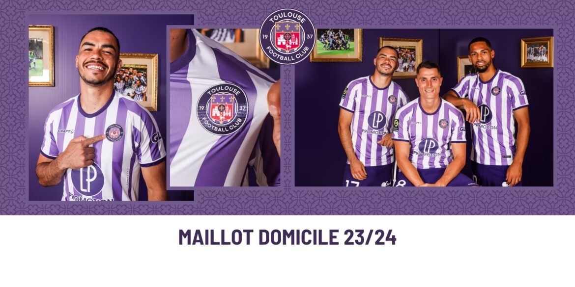 Camisas do Toulouse FC 2023-2024 são lançadas pela Craft