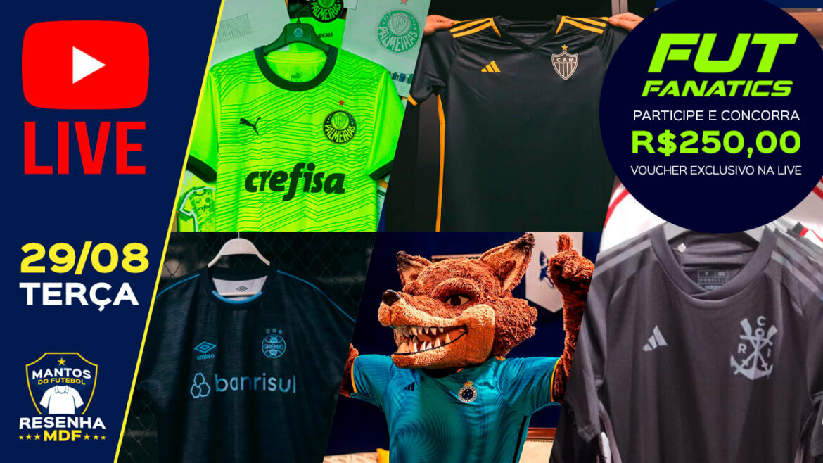 Novas camisas 3 do Palmeiras, Grêmio, Cruzeiro, Atlético, Flamengo e Top/Flop da Serie A no Resenha MDF Novas camisas 3 do Palmeiras, Grêmio, Cruzeiro, Atlético, Flamengo e Top/Flop da Serie A no Resenha MDF