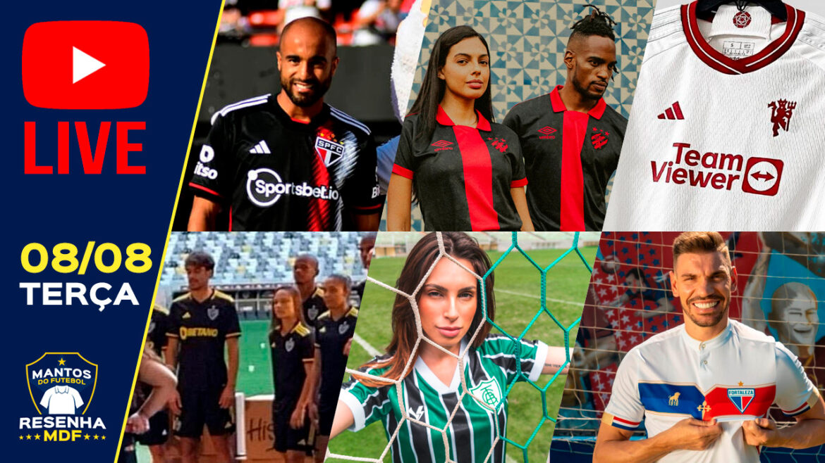 Nova camisa 3 do São Paulo, Atlético-MG, Manchester United, Sport, América e surpresa para nossa audiência