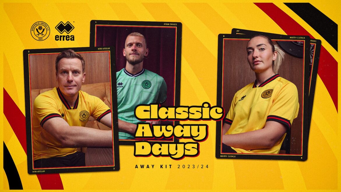 Erreà lança nova camisa reserva do Sheffield United 2023-2024