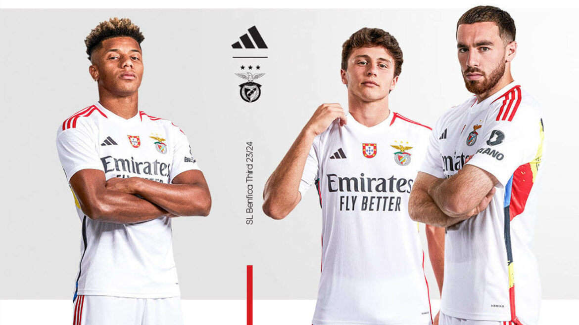 Terceira camisa do Benfica 2023-2024 Adidas a Terceira camisa do Benfica 2023-2024 Adidas a
