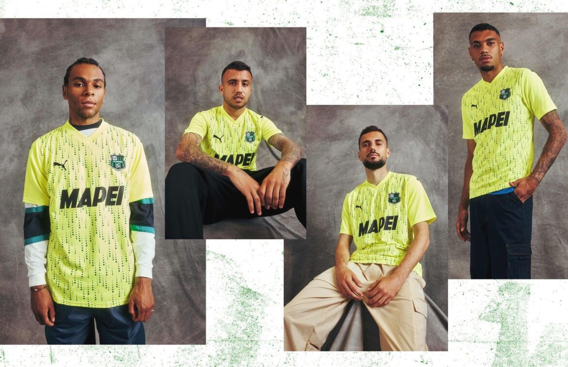 Camisa três do Sassuolo 2023-2024 é lançada pela PUMA (1) Camisa três do Sassuolo 2023-2024 é lançada pela PUMA