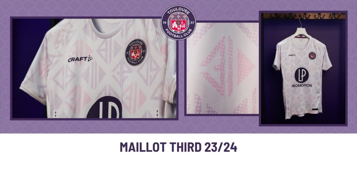Camisa três do Toulouse FC 2023-2024 é lançada pela Craft