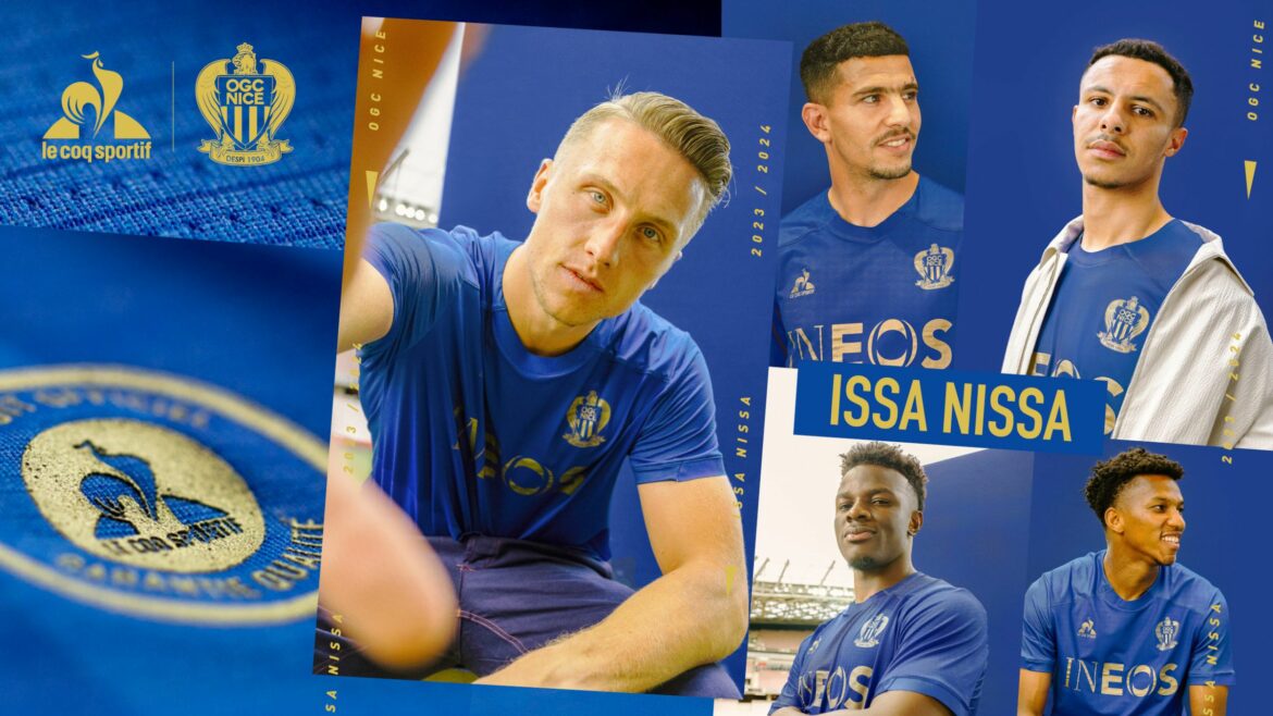 Le Coq Sportif lança nova terceira camisa do OGC Nice 2023-2024