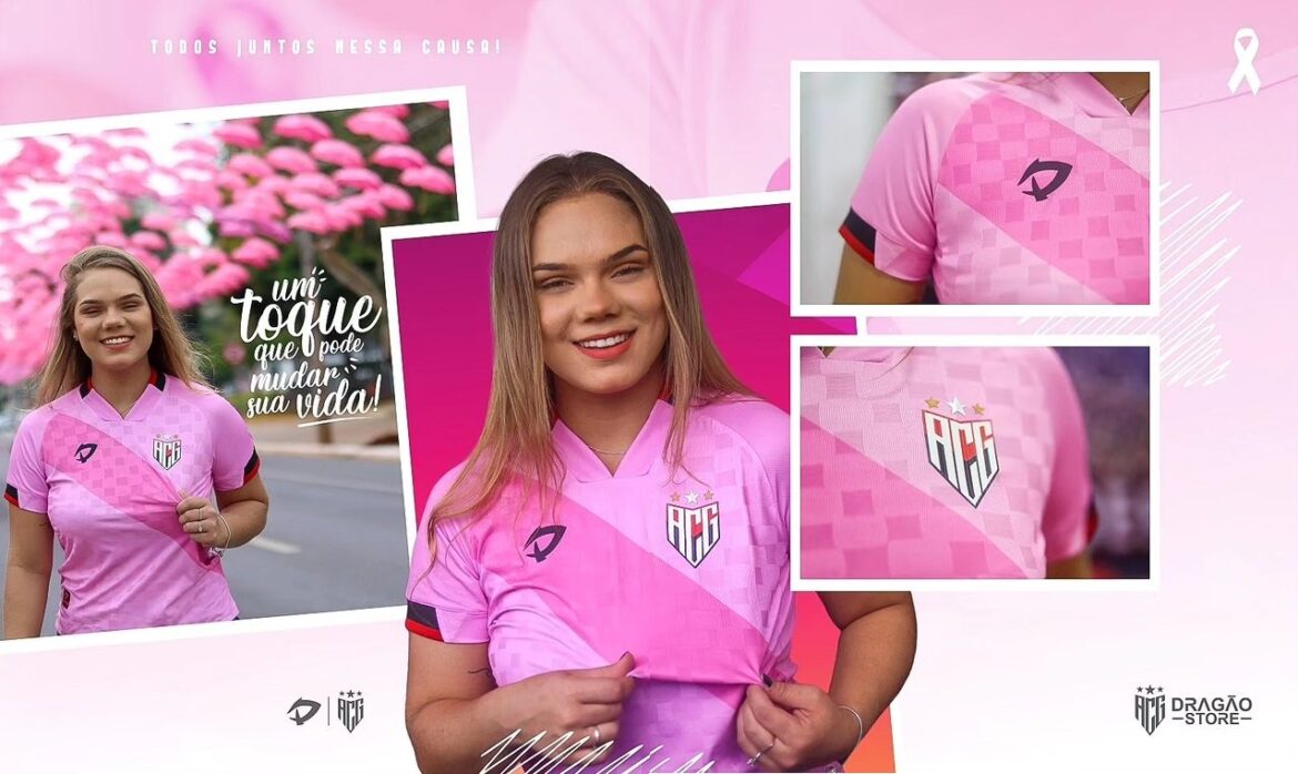 Atlético Goianiense lança camisa Outubro Rosa 2023