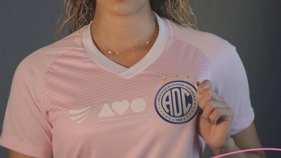 Camisa Outubro Rosa do Confiança 2023 Super Bolla a Camisa Outubro Rosa do Confiança 2023 Super Bolla a