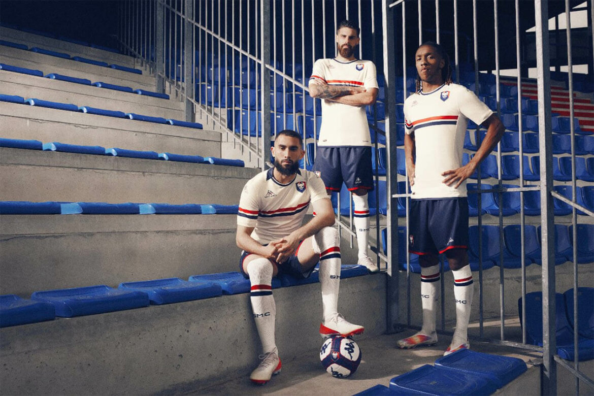 Camisa dos 110 anos SM Caen 2023-2024 Kappa