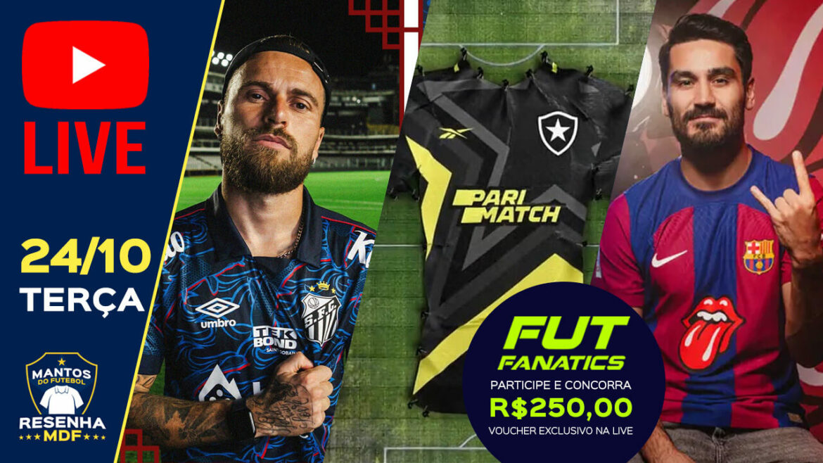 Santos celebra o Japão, Botafogo lança nova camisa 4 e mais no Resenha MDF