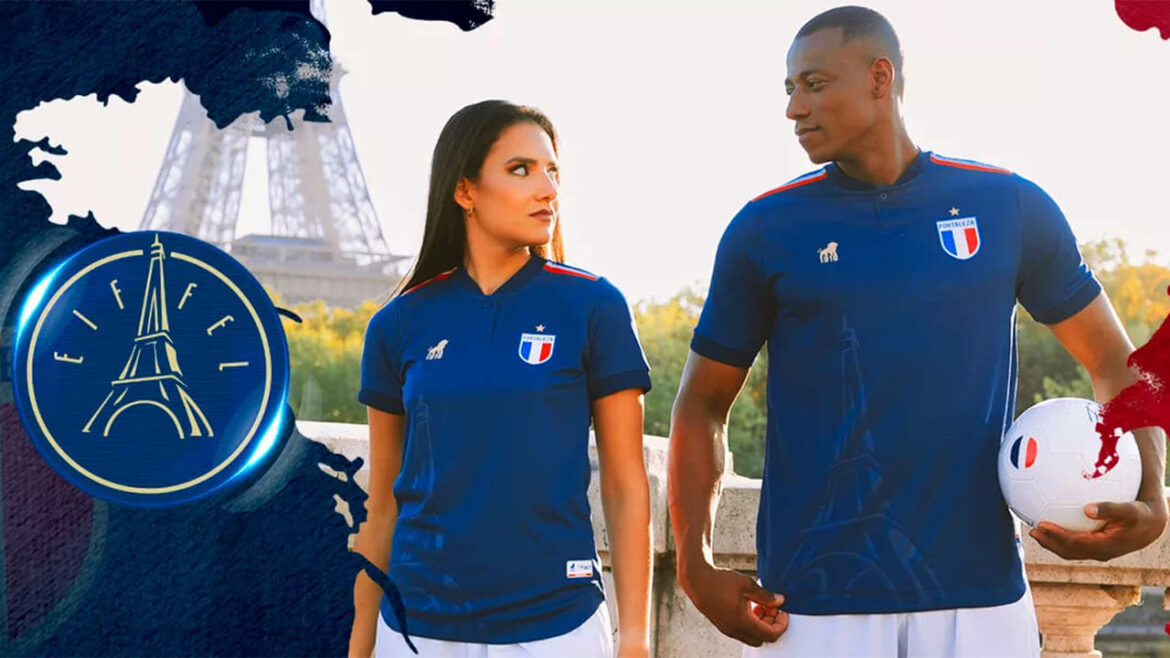 Terceira camisa Eiffel do Fortaleza EC 2023-2024 Leão 1918