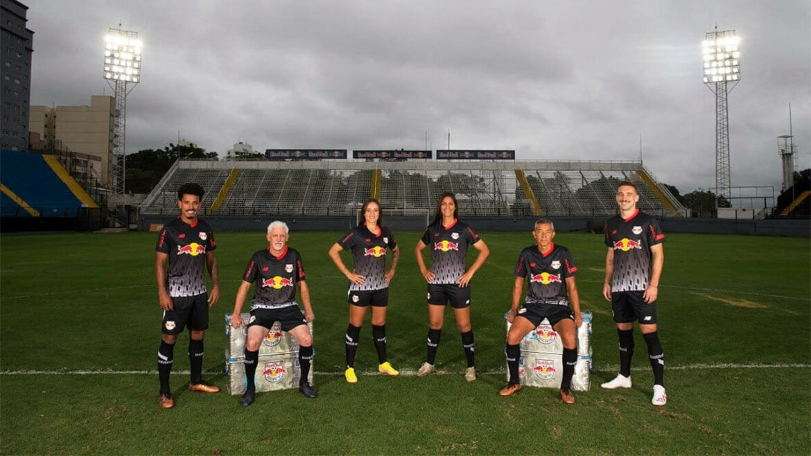 Terceira camisa carijó do Red Bull bragantino 2023-2024 New Balance a