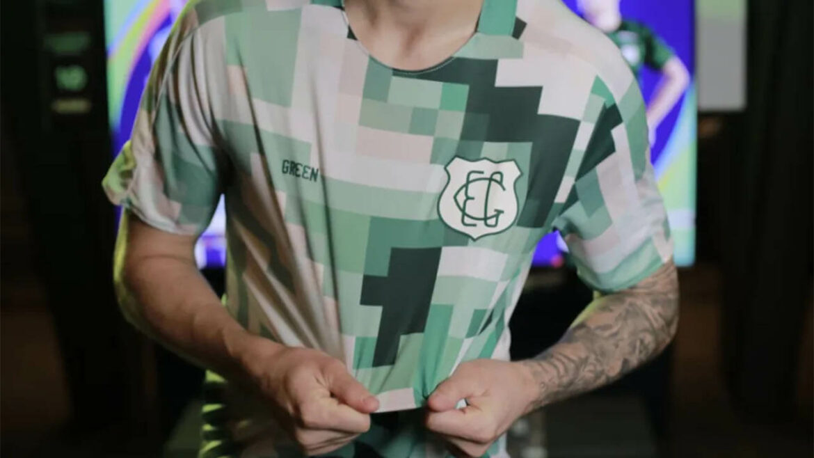 Terceira camisa do Goiás 2023-2024 Green Pixel Skin a