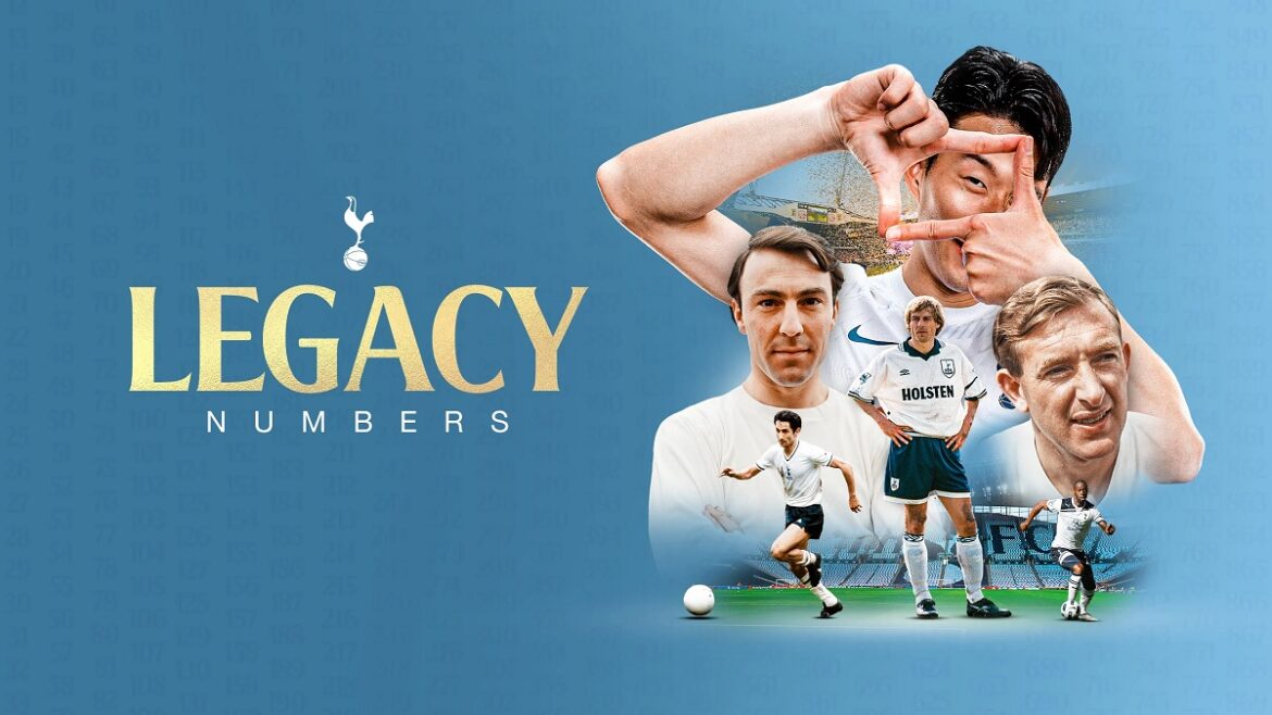 Tottenham Hotspur cria números de legado para os atletas