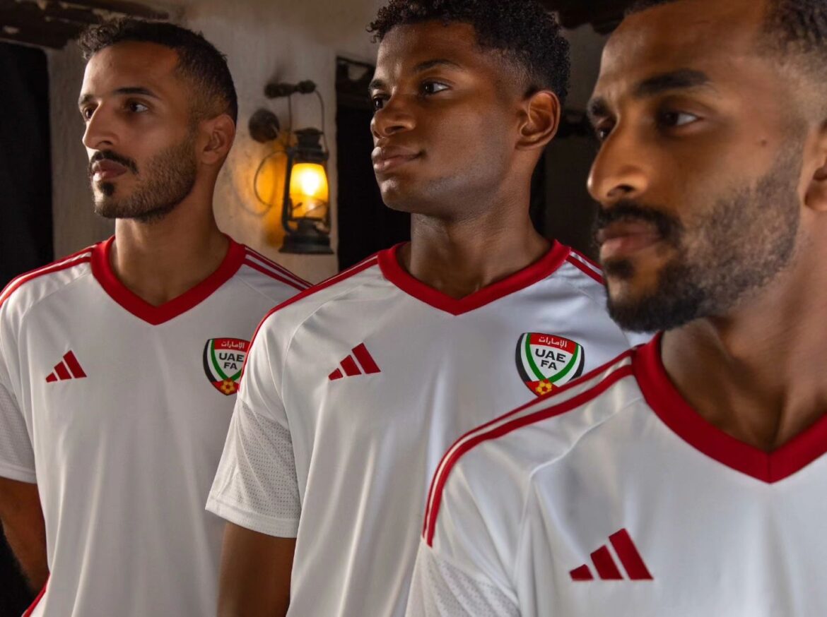 Camisas dos Emirados Árabes Unidos 2024 são lançadas pela Adidas