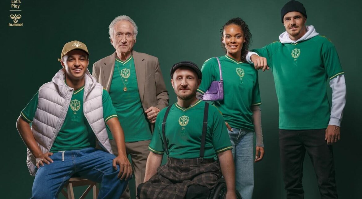 Hummel lança camisa de 90 anos do Saint-Étienne