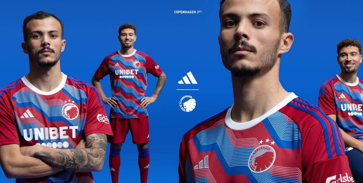 Terceira camisa do FC Copenhagen 2023-2024 é apresentada pela Adidas