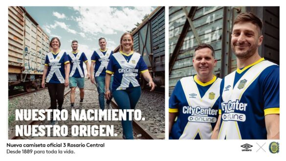 Terceira camisa do Rosario Central 2023-2024 Umbro a