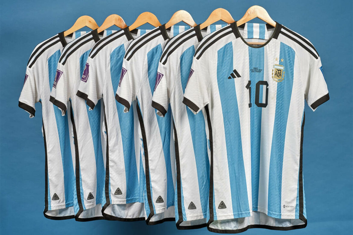 camisas de Messi usadas na Copa do Mundo 2022 serão leiloadas a