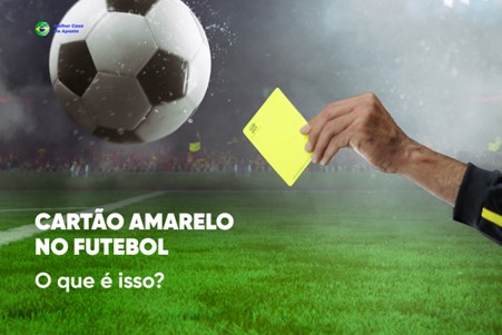 cartao amarelo no futebol