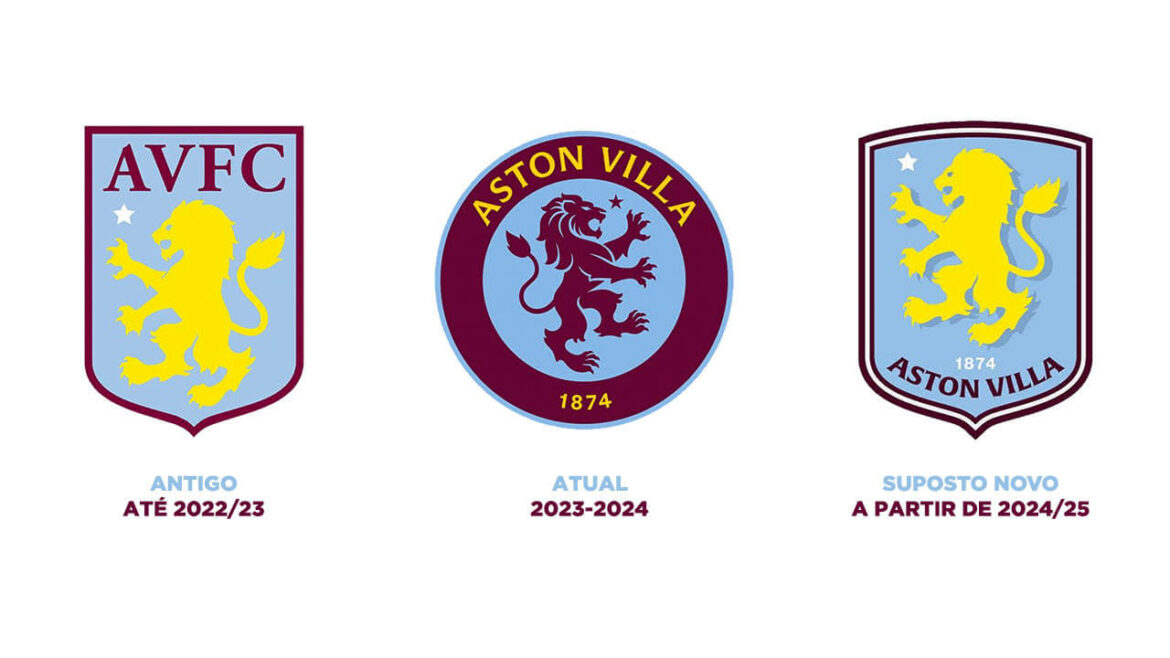 Suposto novo escudo do Aston Villa circula nas redes sociais » MDF
