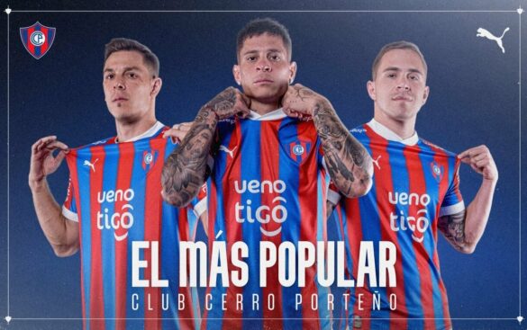 Camisa titular do Cerro Porteño 2024 é lançada pela PUMA