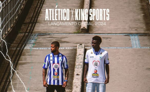 Camisas do Atlético Cajazeirense 2024 são lançadas pela King Sports
