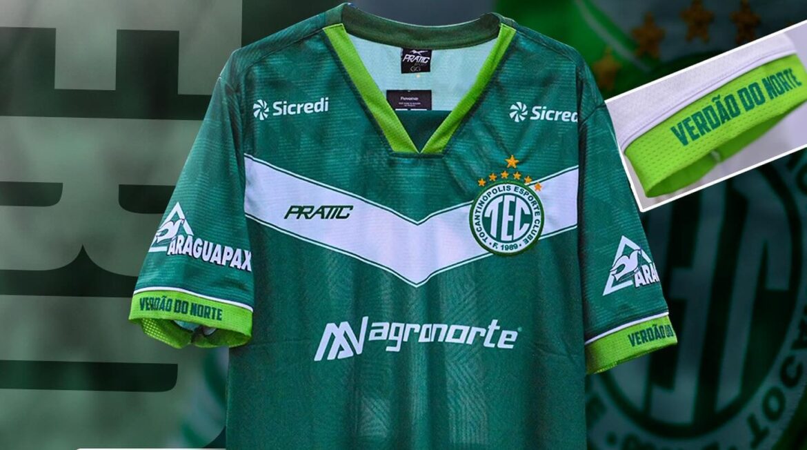 Camisas do Tocantinópolis 2024 são apresentadas pela Pratic