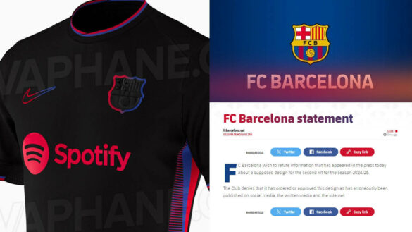 FC Barcelona Away Kit 2024-2025