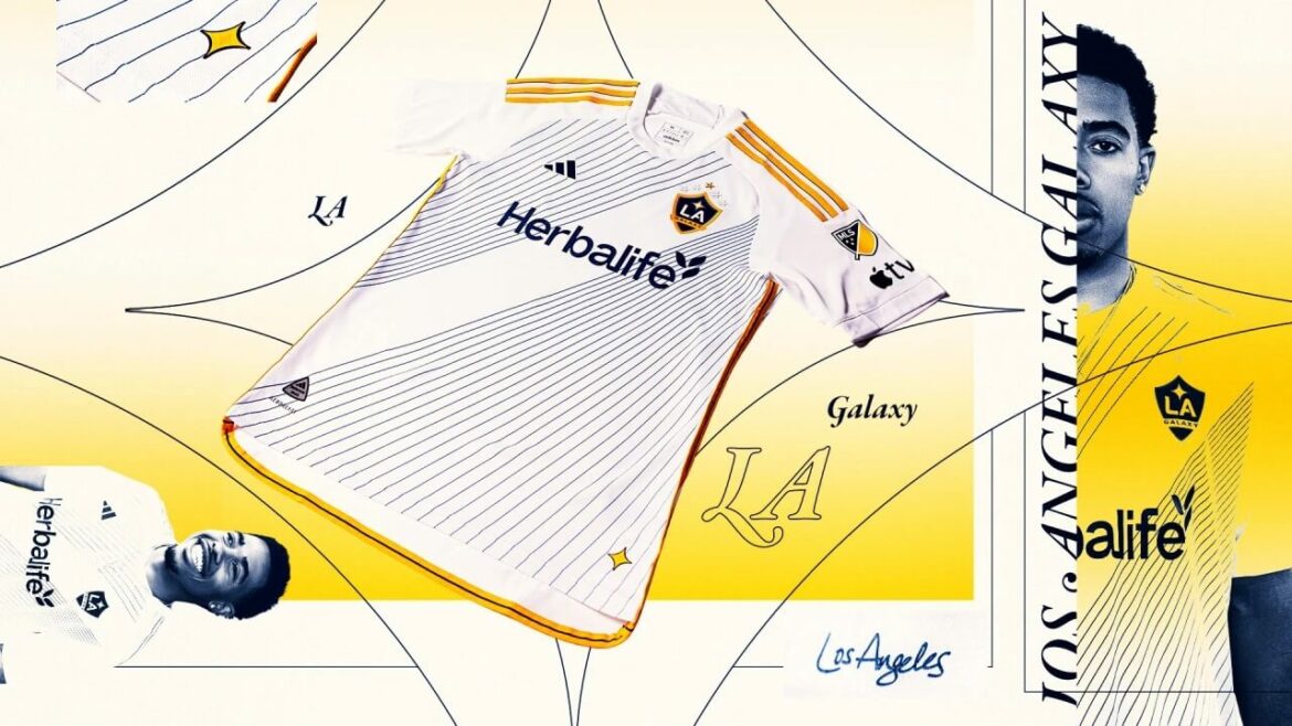 Adidas lança camisa titular do LA Galaxy para a MLS 2024