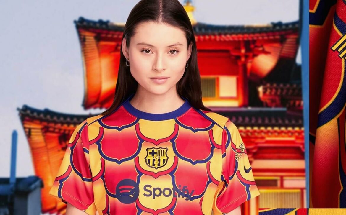 Barcelona lança camisa especial do Ano Novo Chinês 2024