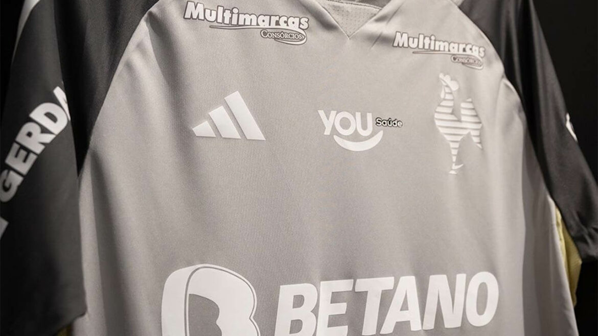 Camisa de treino do Atlético-MG 2024 Adidas Galo Volpi a Camisa de treino do Atlético-MG 2024 Adidas Galo Volpi a