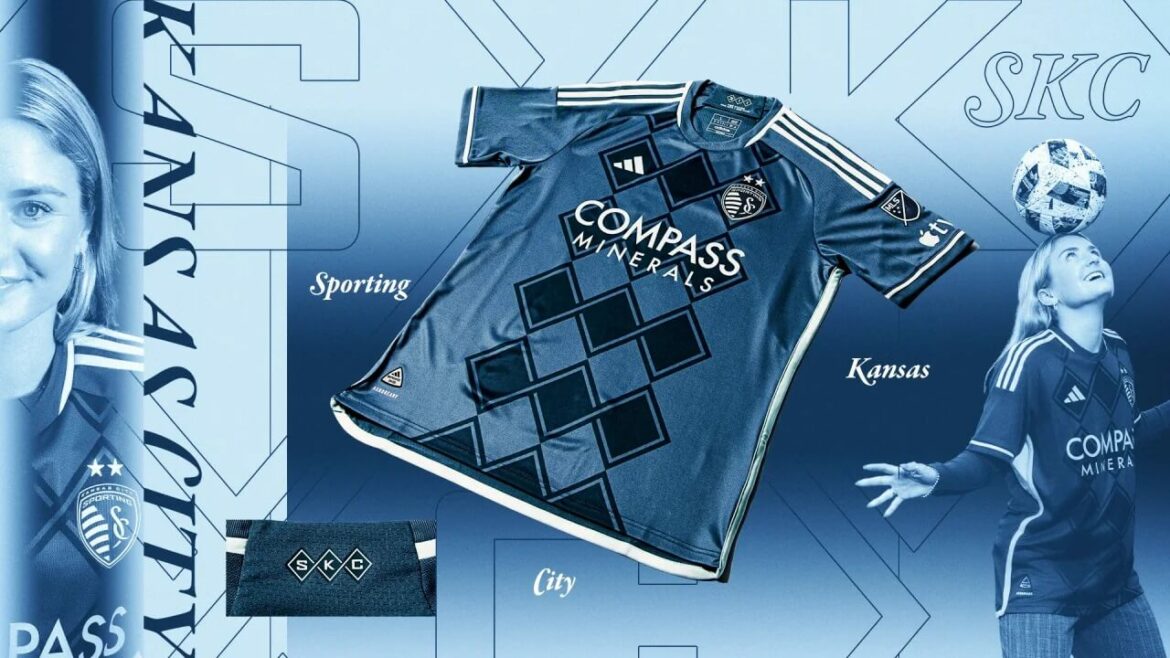 Camisa reserva do Sporting Kansas City 2024 é lançada pela Adidas para a MLS