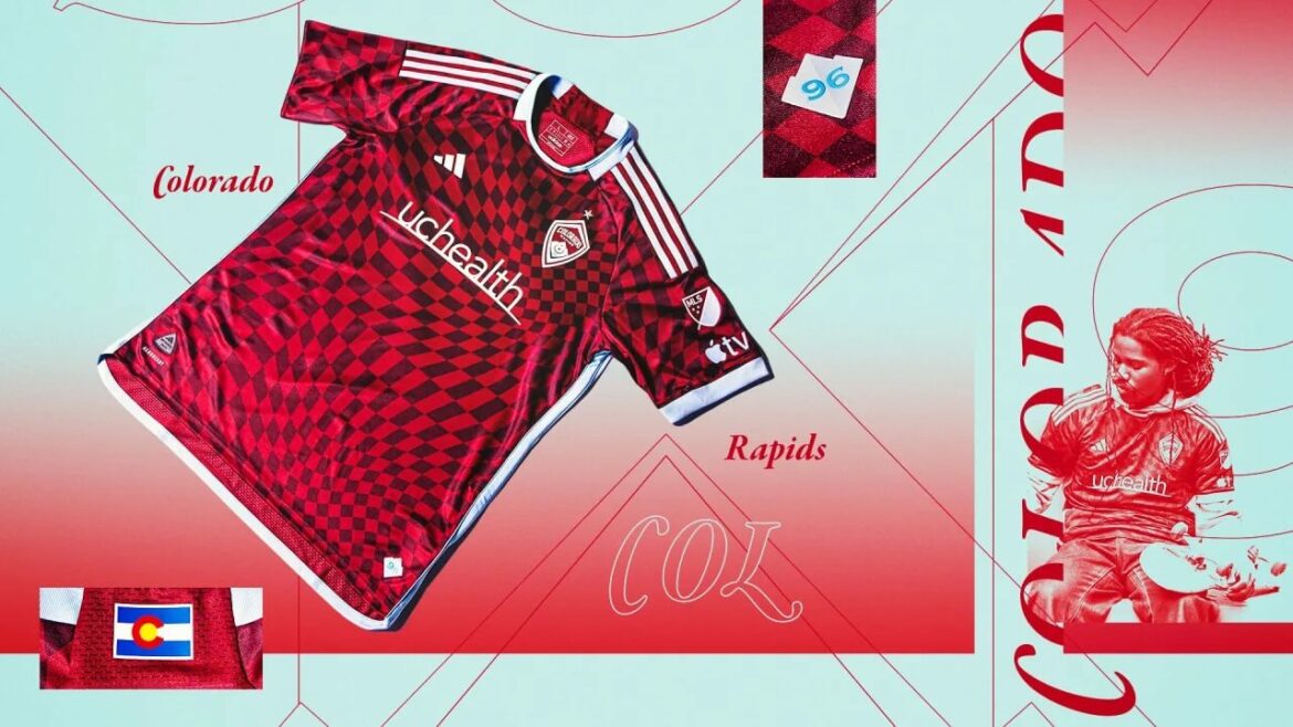Camisa titular do Colorado Rapids 2024 é revelada pela Adidas para a MLS