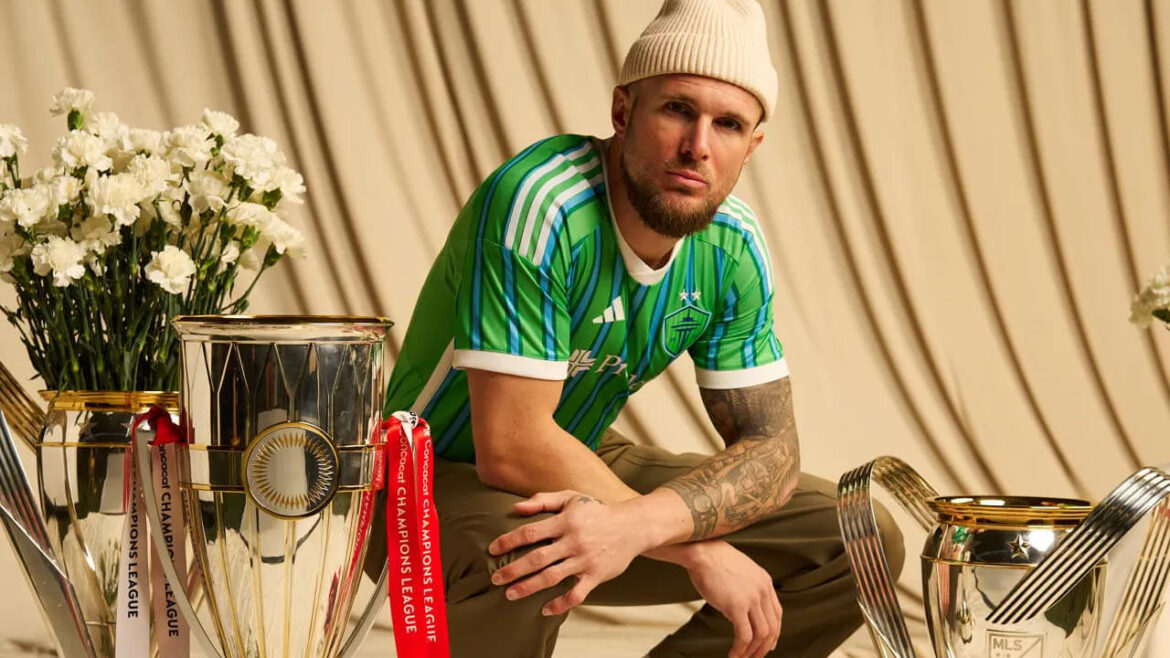 Camisa titular do Seattle Sounders 2024 Adidas MLS a