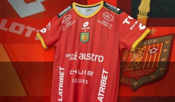 Camisas do Deportivo Cuenca 2024 Lotto
