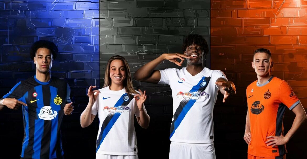 Inter de Milão jogará das Tartarugas Ninja na camisa