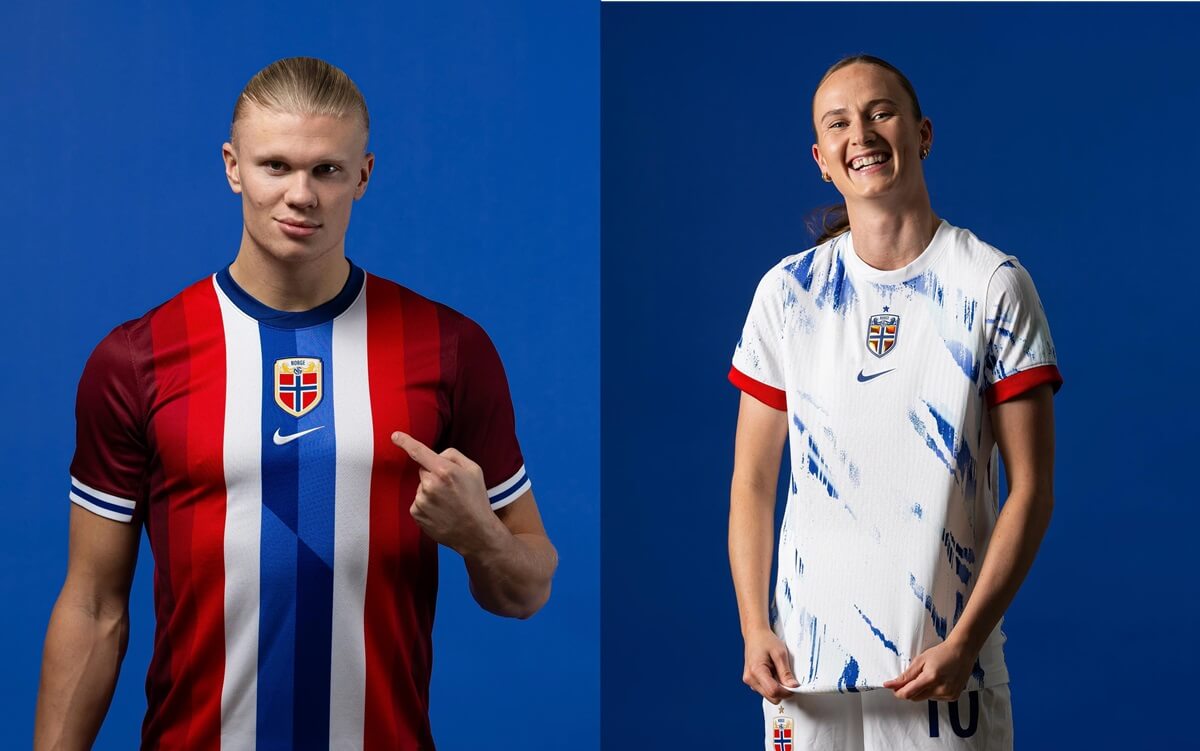 Novas camisas da Noruega 20242025 Nike » Mantos do Futebol